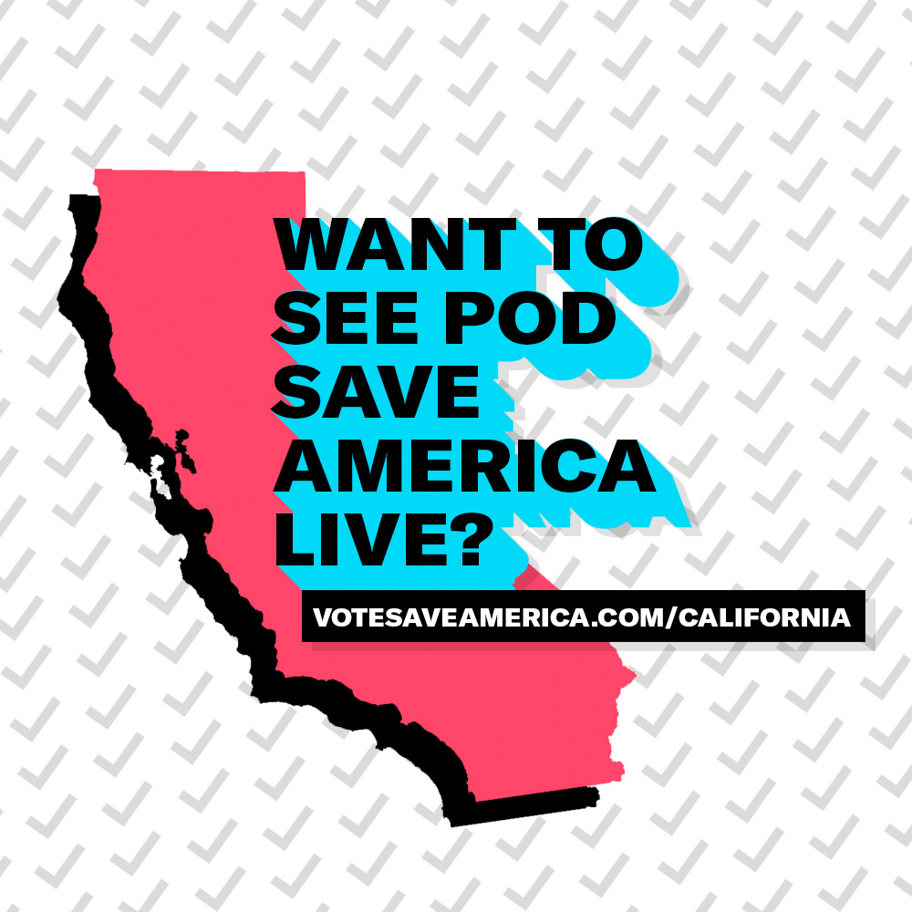 Want to See Pod Save America Live? | Crooked Media
